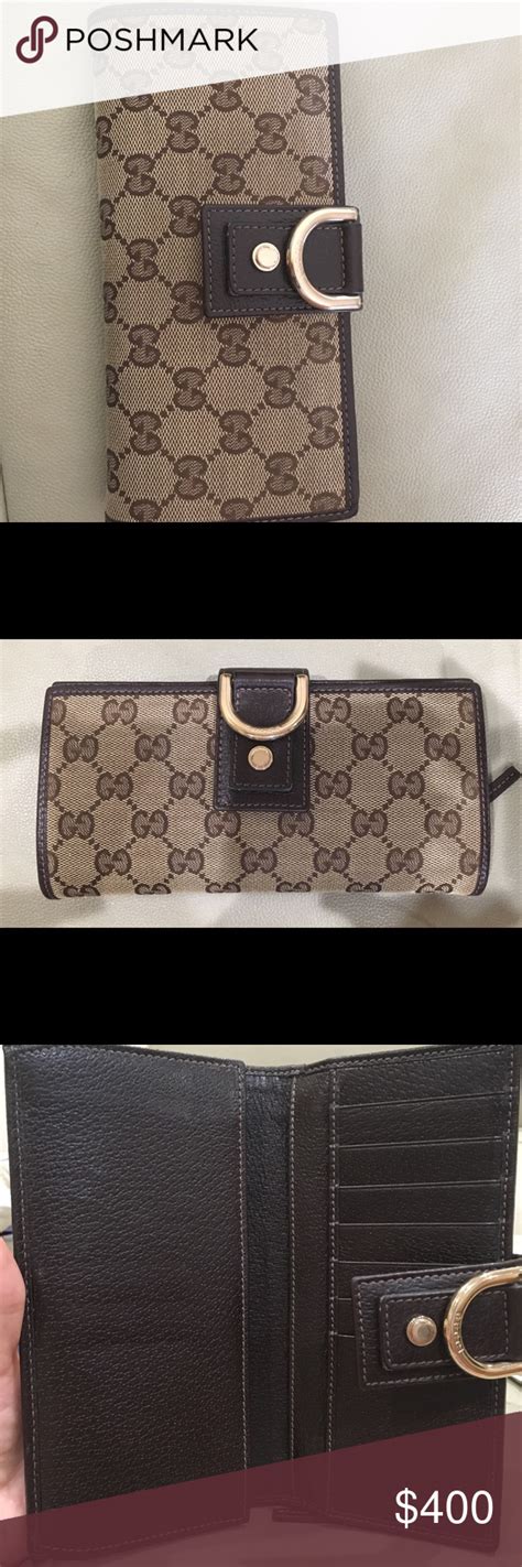 gucci wallet bee monogram|women authentic gucci wallets.